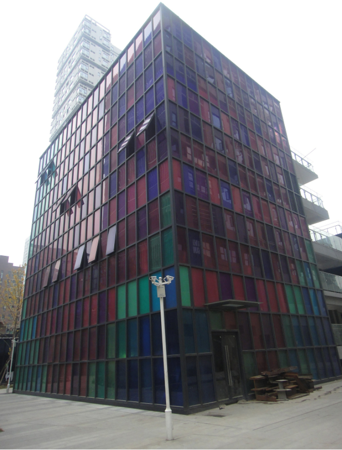 当代国际花园19#楼彩釉玻璃幕墙工程